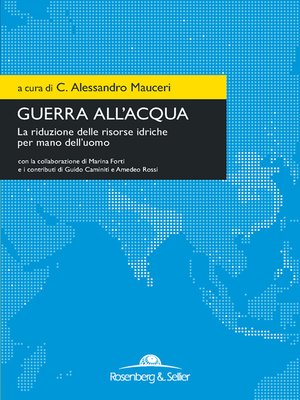 cover image of Guerra all'acqua